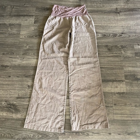 Love Tree Pants - Love Tree pull on linen blend pants size S